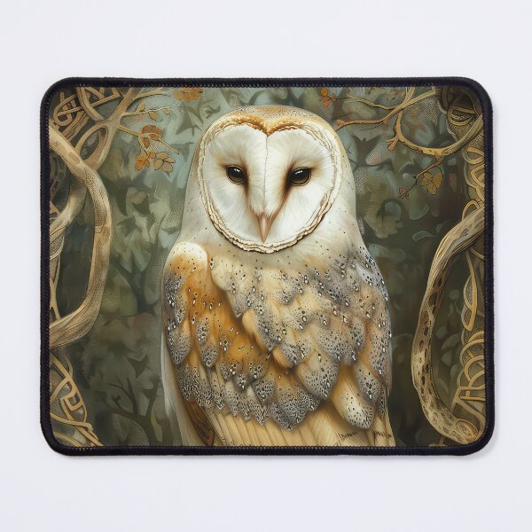 Item preview, Celtic Barn Owl designed and sold by thewandswant.