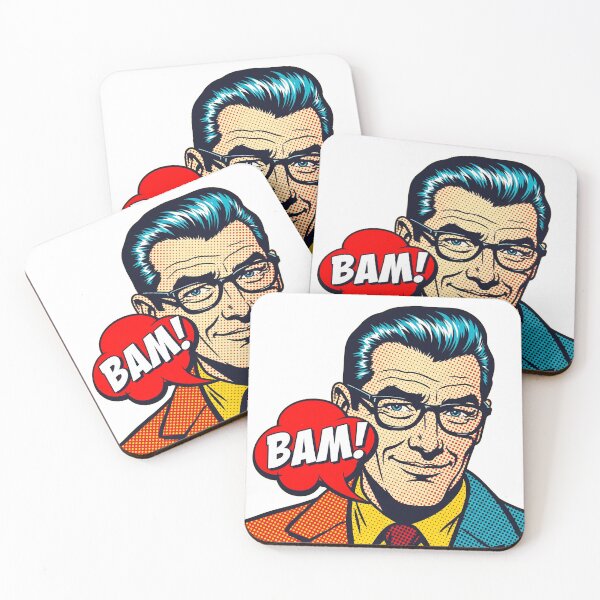 Item preview, Pop Art BAM! – Retro Comic Portrait with Halftone Vibes designed and sold by 001Haiba.
