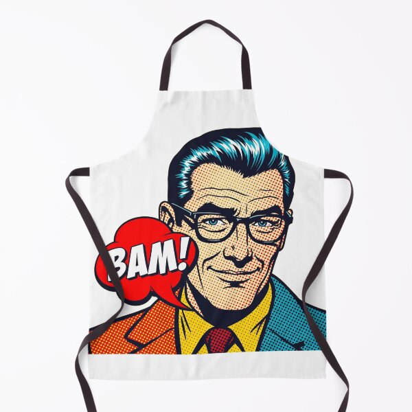 Item preview, Pop Art BAM! – Retro Comic Portrait with Halftone Vibes designed and sold by 001Haiba.