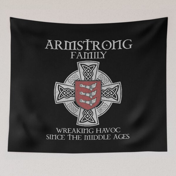 Item preview, Armstrong Family Crest – Medieval Heritage Emblem for Ancestry Lovers & Vintage Style Fans designed and sold by 9X FR.