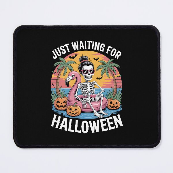 Item preview, Just Waiting For Halloween Skeleton Spooky Summer designed and sold by MissRasheedHam.
