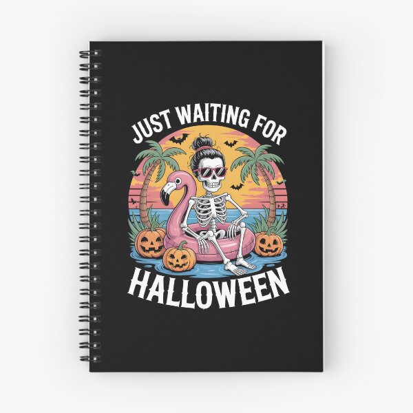 Item preview, Just Waiting For Halloween Skeleton Spooky Summer designed and sold by MissRasheedHam.