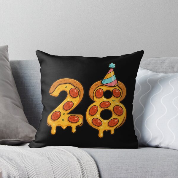 Item preview, Pizza 28th Birthday 28 Years Old Food Lover Happy Bday Men Women designed and sold by rafaeltto.