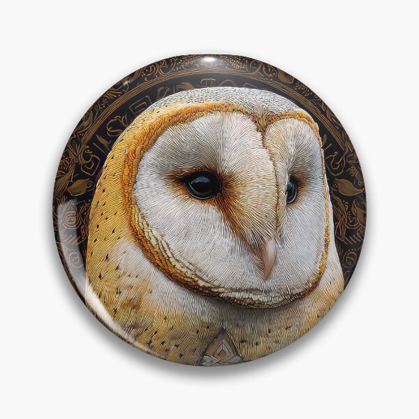 Item preview, Celtic Barn Owl Art designed and sold by thewandswant.