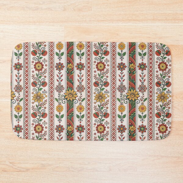 Item preview, Ukrainian Vyshyvanka Floral Pattern with Traditional Embroidery Elements. designed and sold by ML-Media.