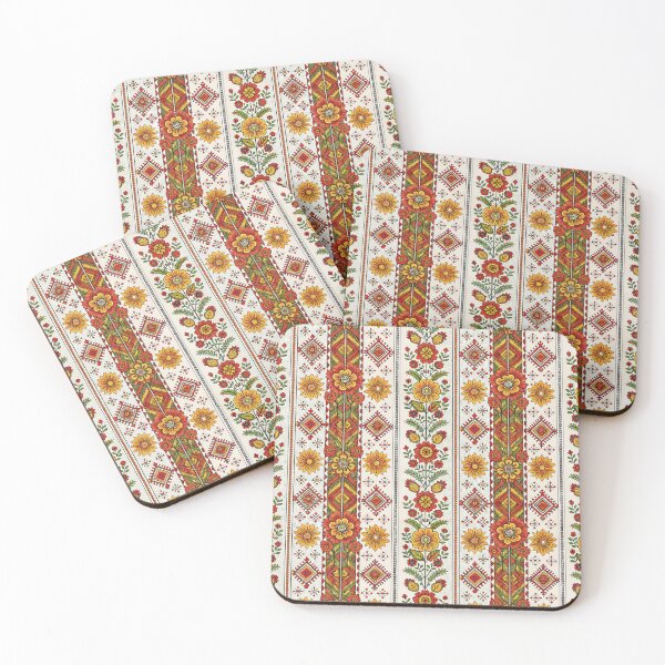 Item preview, Vibrant Folk Art Seamless Pattern with Flowers and Ethnic Motifs. designed and sold by RGShirtWorks.