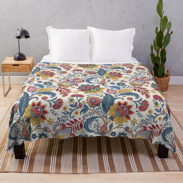 Item preview, Seamless Bohemian Floral Fabric Print. designed and sold by ML-Media.