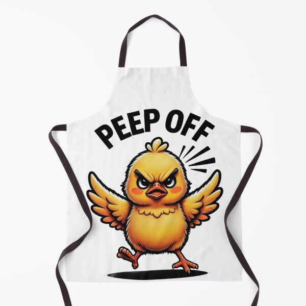 Item preview, Peep Off Angry Chick – Funny Cute Bird Attitude Design for Shirts, Stickers & Gifts designed and sold by CWtee.