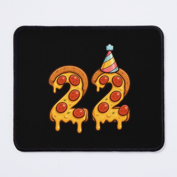 Item preview, Pizza 22nd Birthday 22 Years Old Food Lover Happy Bday Men Women designed and sold by rafaeltto.