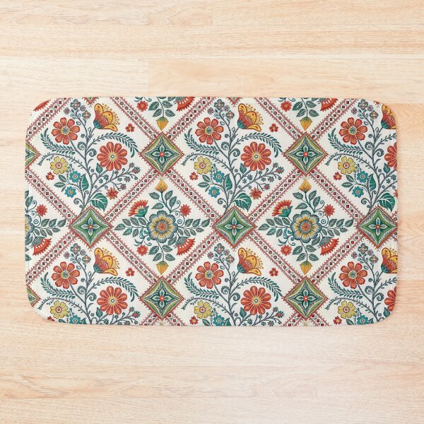 Item preview, Vibrant Folk Art Floral Seamless Pattern. designed and sold by RGShirtWorks.
