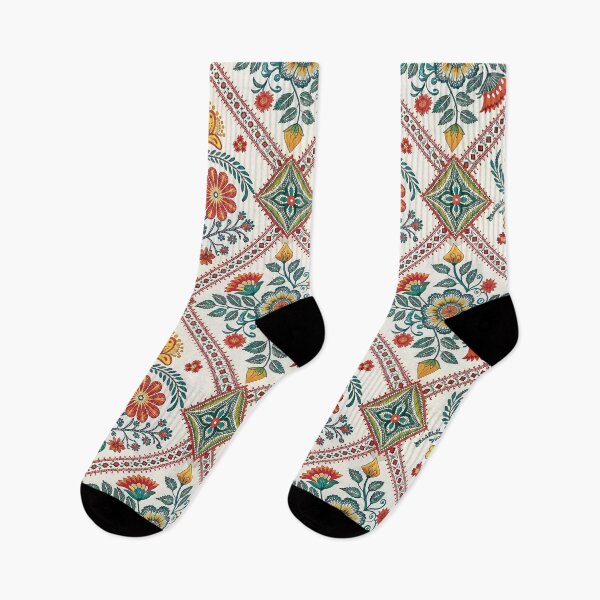 Item preview, Vibrant Folk Art Floral Seamless Pattern. designed and sold by RGShirtWorks.