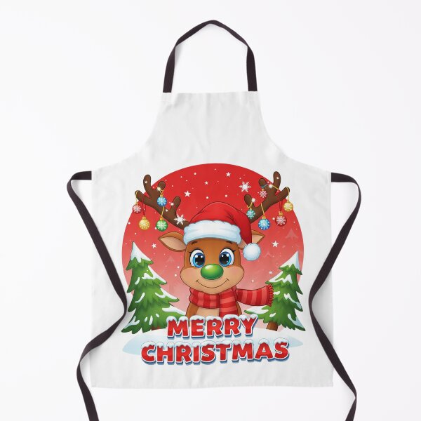 Item preview, Cute Cartoon Merry Christmas Reindeer designed and sold by Adrian Kane.