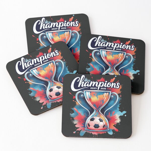 Item preview, Soccer Champions season 2025-2026, fantasy football Trophy Design - Football Winner designed and sold by TheGaliyaStudio.