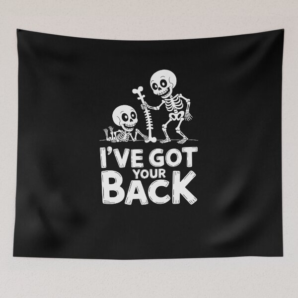 Item preview, Halloween Skeletons Ive Got Your Back Costume Men Women Kids designed and sold by MissRasheedHam.