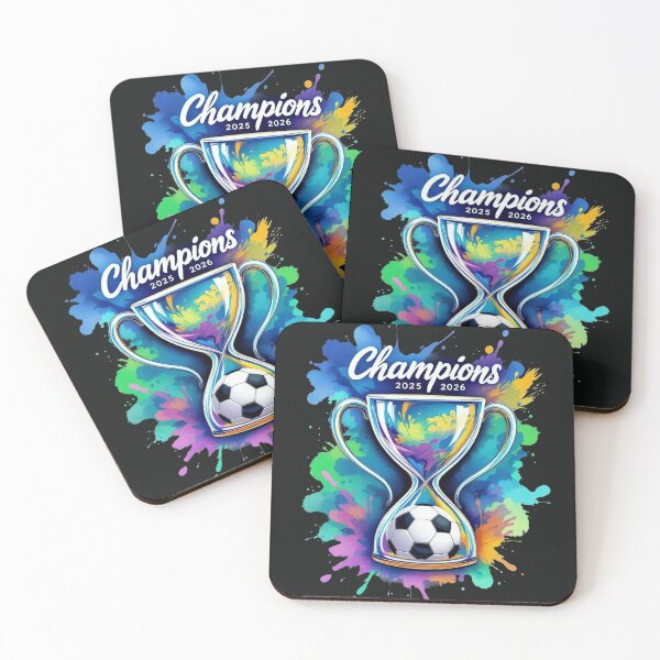 Item preview, Fantasy Soccer Champions season 2025-2026 trophy, fantasy football Trophy Design - Football Winner designed and sold by TheGaliyaStudio.