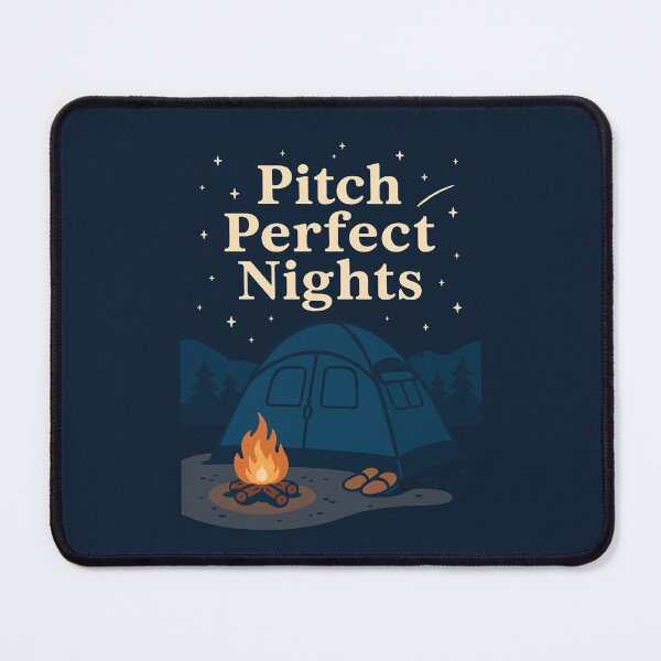 Item preview, Pitch Perfect Nights | Cozy Camping Fire & Tent | Starry Sky Outdoor Design designed and sold by KAYJAY DESIGNS.