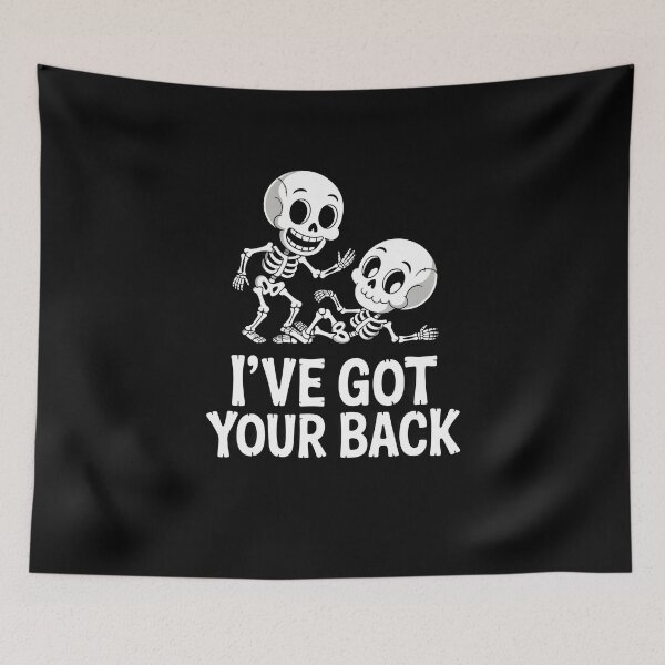 Item preview, Halloween Skeletons Ive Got Your Back Costume Men Women Kids designed and sold by MissRasheedHam.
