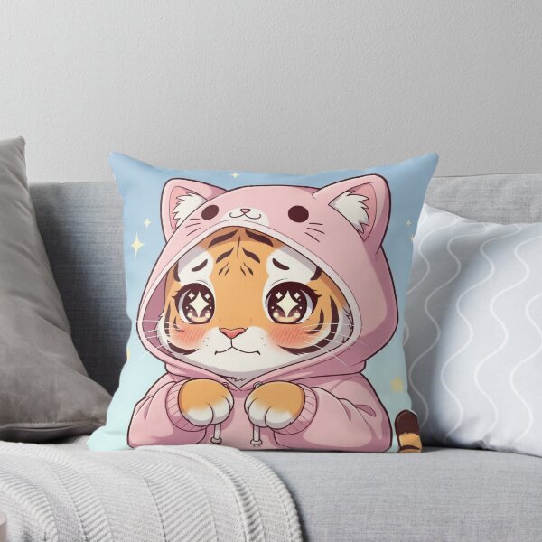 Item preview, Shy Tiger in Hoodie designed and sold by BYnomi.