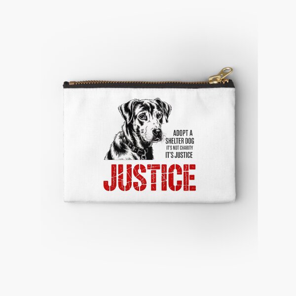 Item preview, Adopt Shelter Dog Shirt Justice Not Charity Design designed and sold by Amanda's Factory.
