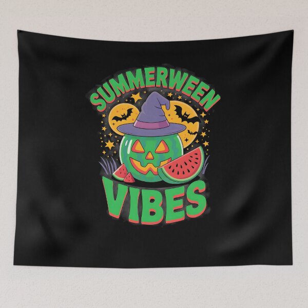 Item preview, Beach Watermelon Summerween Vibes Witch Halloween in July designed and sold by MissRasheedHam.