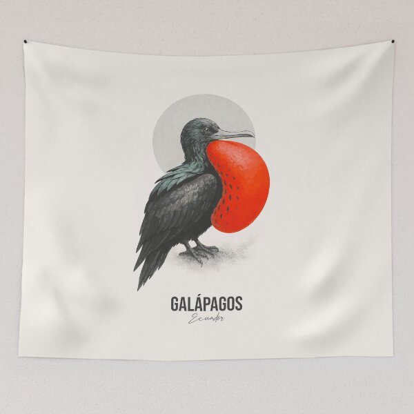 Item preview, Galápagos Frigatebird – Ecuador Souvenir Art designed and sold by AtuqStudio.