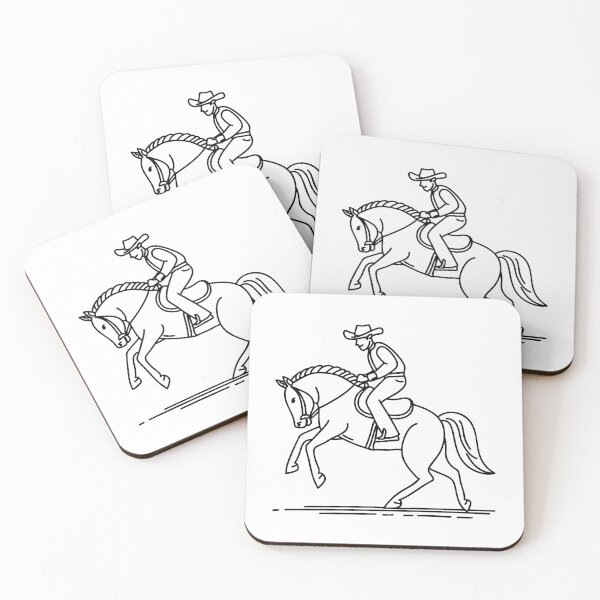Item preview, Cowboy struggling to stay on as bronco back legs rise in rodeo arena designed and sold by rasagamastore.