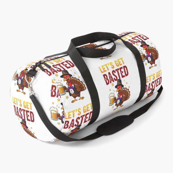 Item preview, Let's Get Basted Turkey Beer Funny Thanksgiving designed and sold by Adrian Kane.