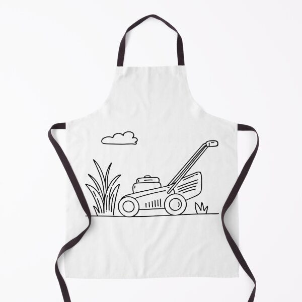 Item preview, Rotary mower cutting grass in a backyard designed and sold by rasagamastore.