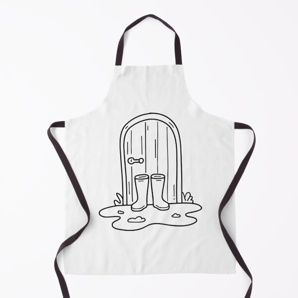 Item preview, Rubber boots standing at the doorstep with mud around designed and sold by rasagamastore.