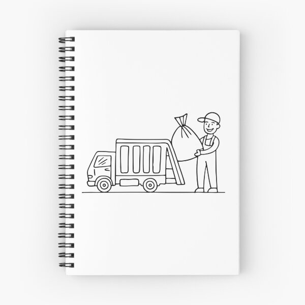 Item preview, Garbage collector lifting a bag of rubbish into a truck designed and sold by rasagamastore.
