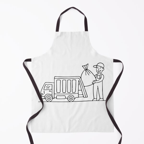Item preview, Garbage collector lifting a bag of rubbish into a truck designed and sold by rasagamastore.