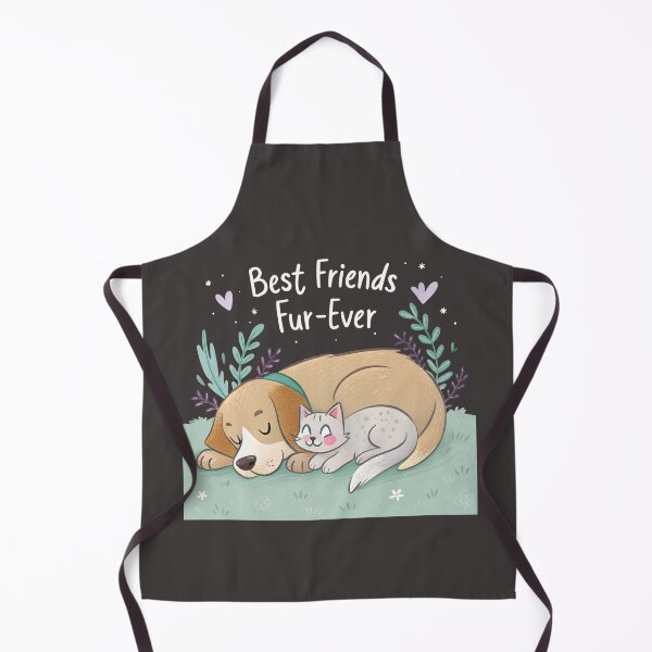 Item preview, Cat and dog, best friends for ever designed and sold by DukeTheMagic.