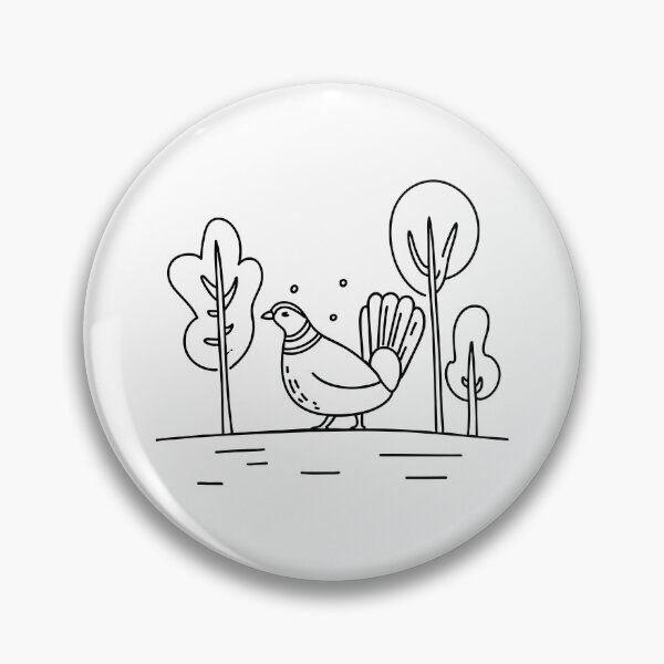 Item preview, Ruffed grouse walking cautiously through a snowy woodland designed and sold by rasagamastore.
