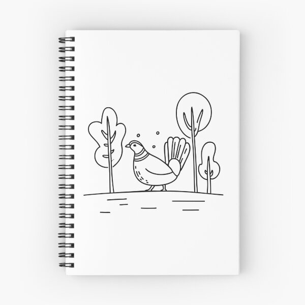 Item preview, Ruffed grouse walking cautiously through a snowy woodland designed and sold by rasagamastore.