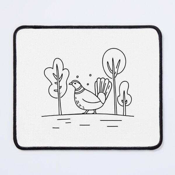Item preview, Ruffed grouse walking cautiously through a snowy woodland designed and sold by rasagamastore.