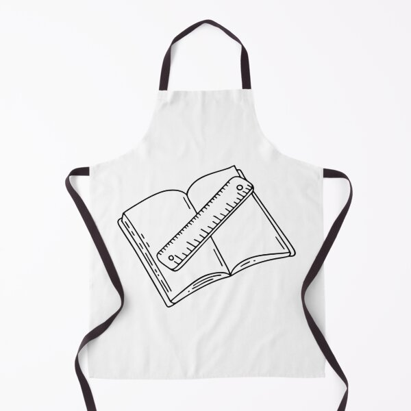 Item preview, Ruler laying diagonally on an open notebook designed and sold by rasagamastore.
