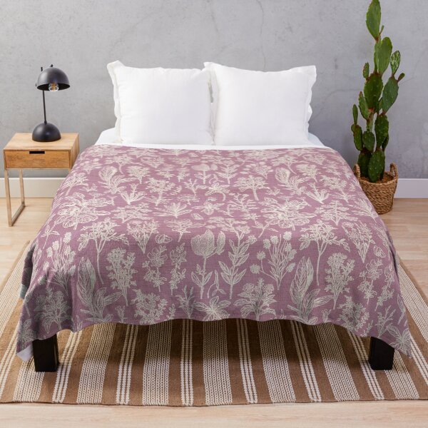 Item preview, Botanic vertical allover pink designed and sold by Alessandro Remo Mazzoni Remotextiles.