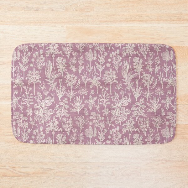 Item preview, Botanic vertical allover pink designed and sold by Alessandro Remo Mazzoni Remotextiles.