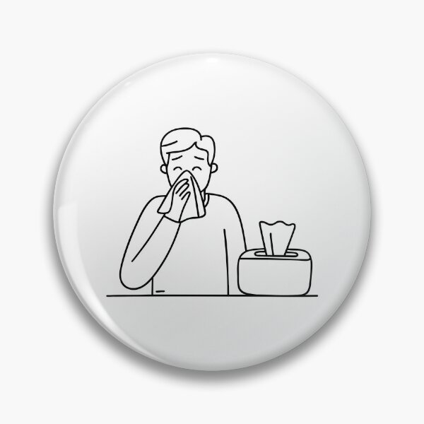 Item preview, Tissue box nearby a person with a runny nose designed and sold by rasagamastore.