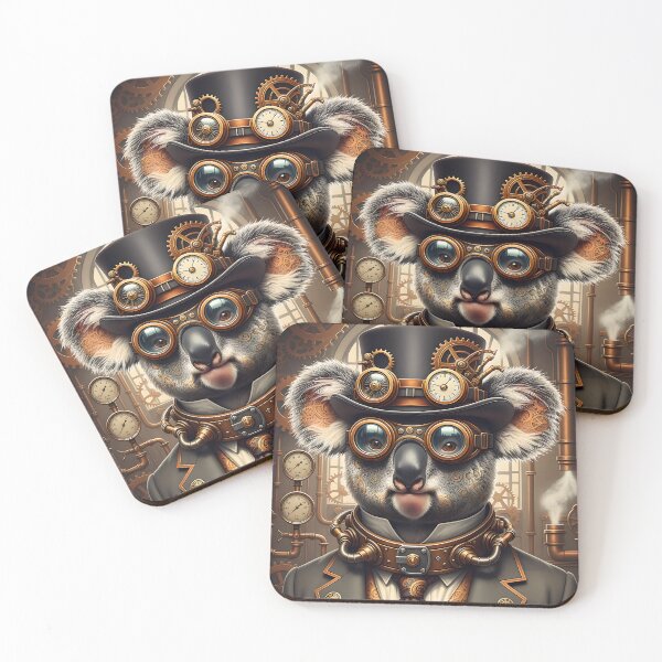Item preview, Steampunk Koala Inventor designed and sold by Koalangel.