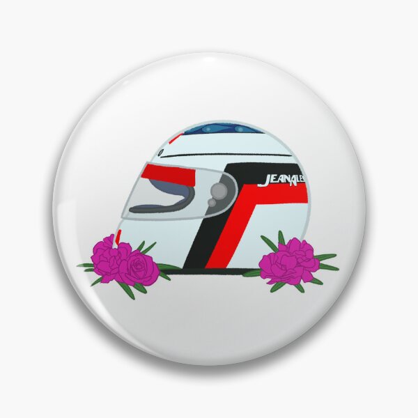 Item preview, Jean Alesi 1995 Helmet With Flowers designed and sold by OriDraws.