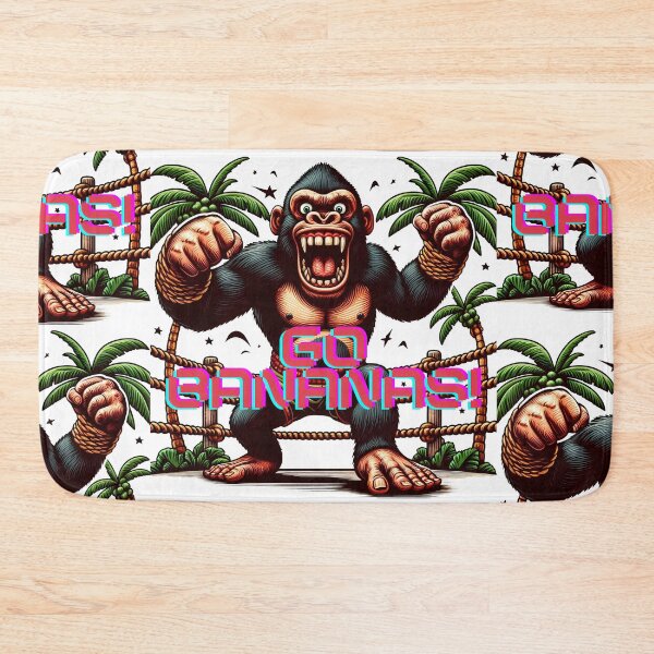 Item preview, Go Bananas Gorilla Retro Rage Art designed and sold by KMHArts.