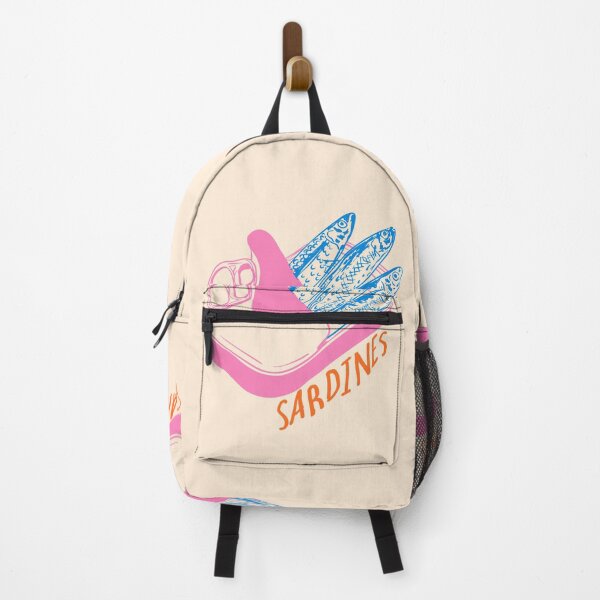 Item preview, Pastel Sardines in Open Tin Can – Retro Illustration designed and sold by MaiZephyr.