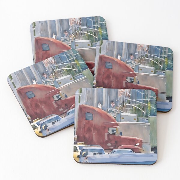 Item preview, Trucks and Taxis designed and sold by RCWatercolours.