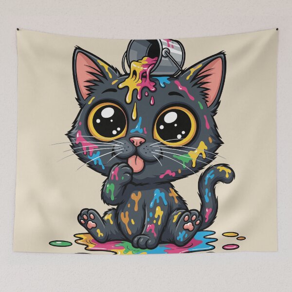 Item preview, A Colorful Cat-astrophe designed and sold by KocioK.