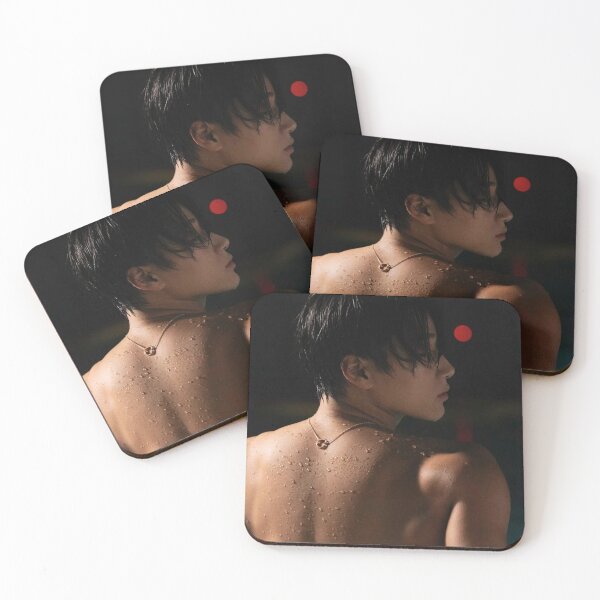 Item preview, ATEEZ CHOI SAN abs ice on my teeth kpop atiny summer vibes boyfriend material poster sticker exclusive limited edition teaser photos photoshoot hot designed and sold by Kpop-Noona.