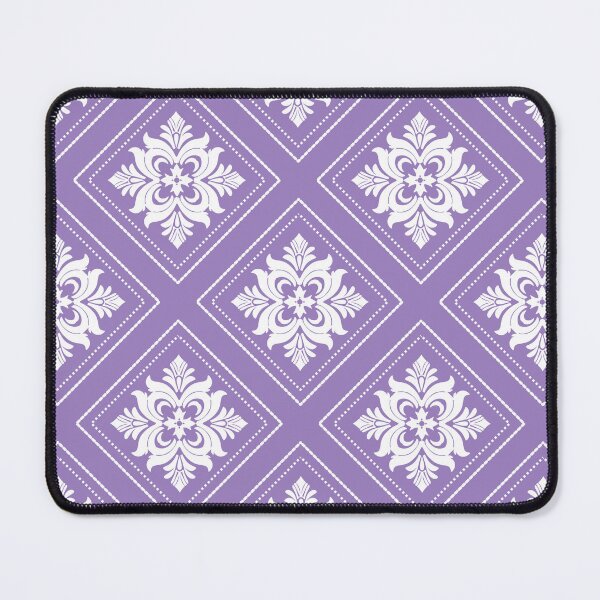 Item preview, Regal Purple & White: Damask Pattern for Luxury Interiors designed and sold by DesignByNui.
