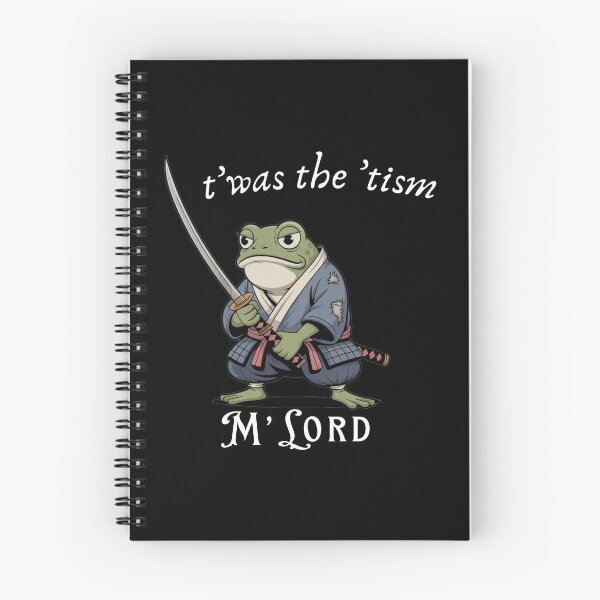 Item preview, Funny Frog samurai authism, Twas The Tism M Lord Frog designed and sold by infinitypixels.