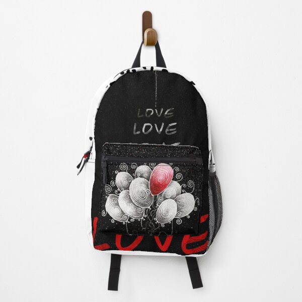 Item preview, Love baloons. Not AI generated, hand drawn dotwork, painting. designed and sold by michal.m.C..