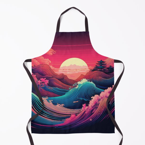 Artikelvorschau, Japanischer Wave-Synthwave-Stil entworfen und verkauft von Boxing Kangaroo Retail Company.
